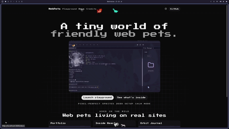 WebPets preview